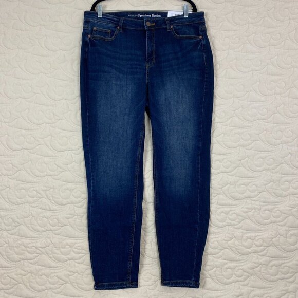 Addition Elle Denim - NEW Addition Elle Skinny Blue Jeans Size 18 Regular